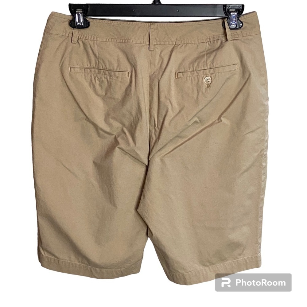 LAUREN RALPH LAUREN / Dark khaki Bermuda Shorts Size 12 - Picture 2 of 10